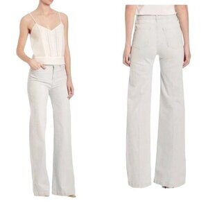 Frame Womens Le High Flare Striped Denim in San Simonian Jeans Size 26